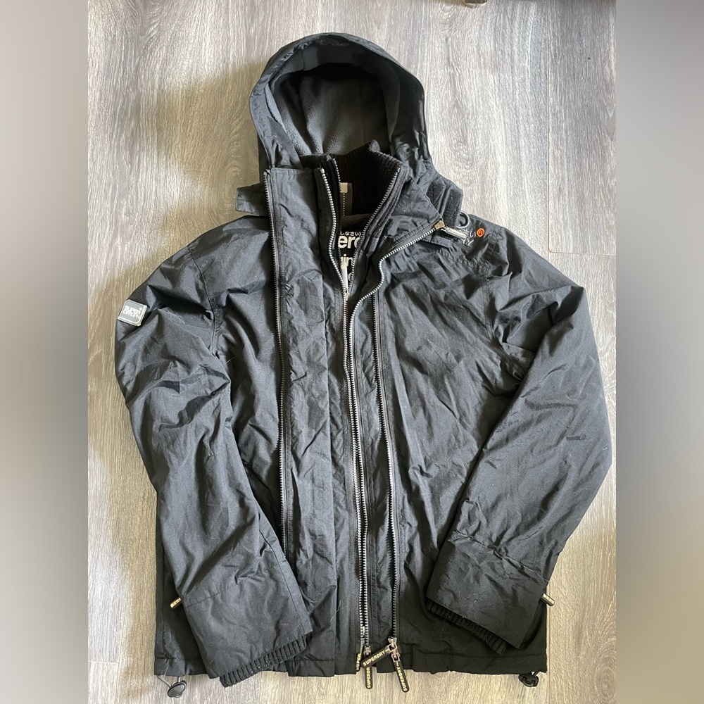 Superdry Men's Black Winter Jacket